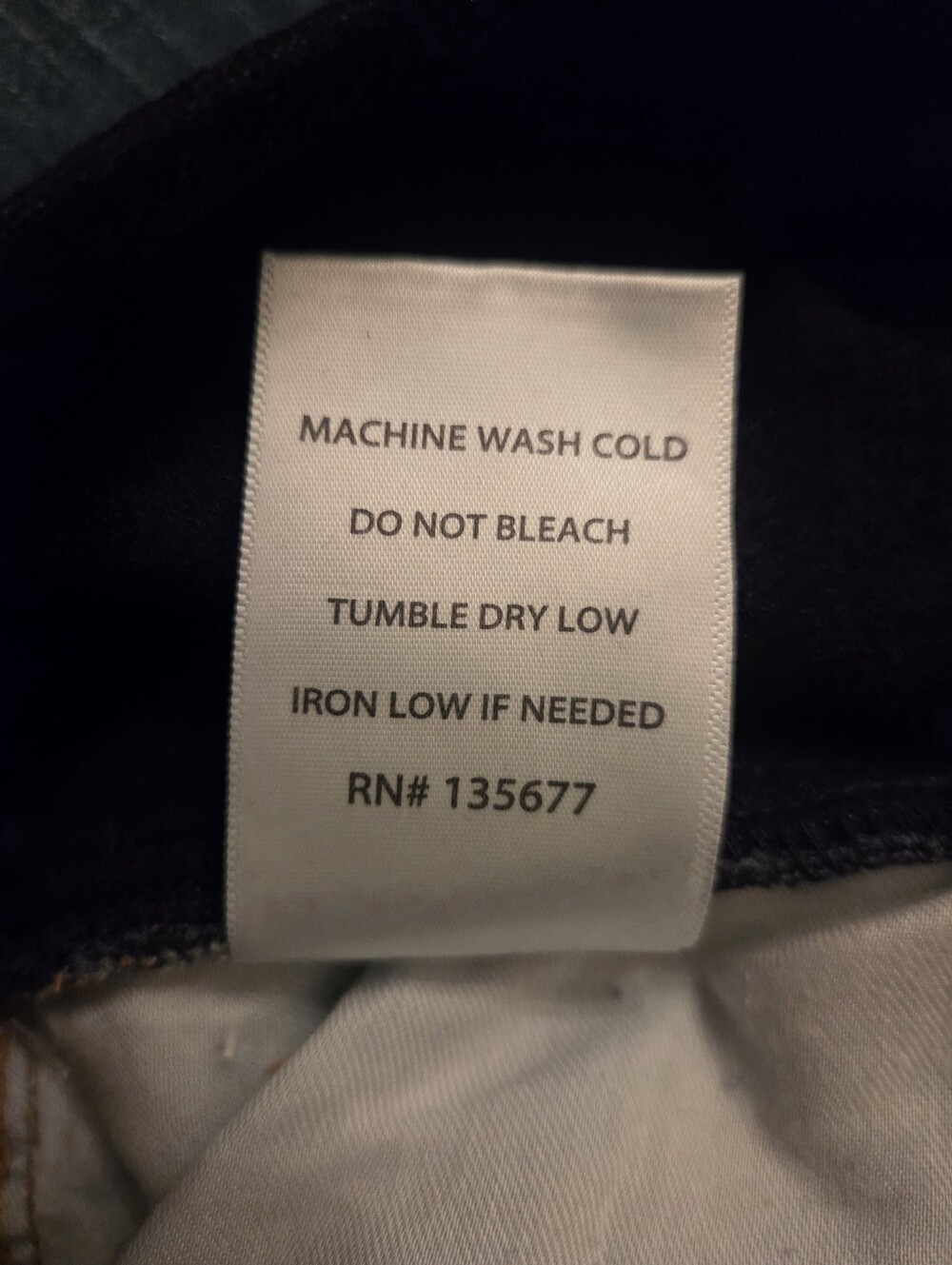 M RENA Maternity Wide Leg Raw Hem Jeans Size Large NWT - Picture 7 of 8
